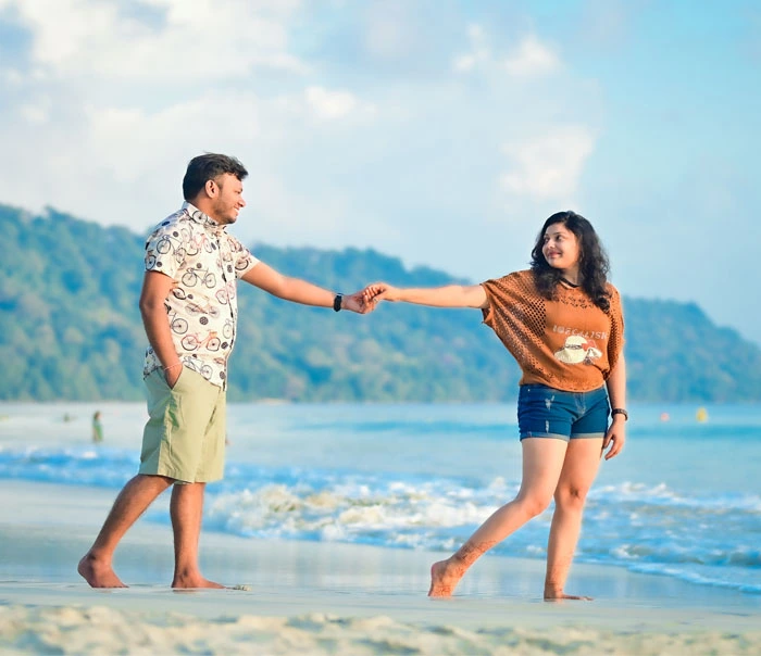 Couple Photoshoot Neil Island Shaheed Dweep